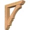 Ekena Millwork Balboa Slat Smooth Bracket w/ Offset Brace, Western Red Cedar, 7 1/2"W x 40"D x 44"H BKT0806X40X44BOA06SWR - alternate 1